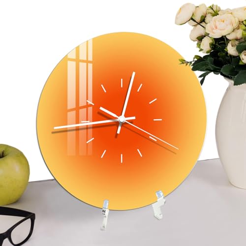 Lyricalist Wanduhr mit Farbverlauf – Sonnenuntergang-Farbverlaufsuhr, ästhetische Acryluhr | Kreatives Farbverlaufsdesign, Moderne Heimdekorationsuhr für Wohnzimmer, Schlafzimmer, Küche, Esszimmer Lyricalist Wanduhr mit Farbverlauf – Sonnenuntergang-Farbverlaufsuhr, ästhetische Acryluhr | Kreatives Farbverlaufsdesign, Moderne Heimdekorationsuhr für Wohnzimmer, Schlafzimmer, Küche, Esszimmer