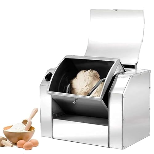 LYJIANGXIN Amasadora de Pie Profesional, 1100W/1500W, Mezcladora de Acero Inoxidable para Masa, Capacidad 3kg/5kg, Batidora de Cocina para Uso Doméstico y Comercial