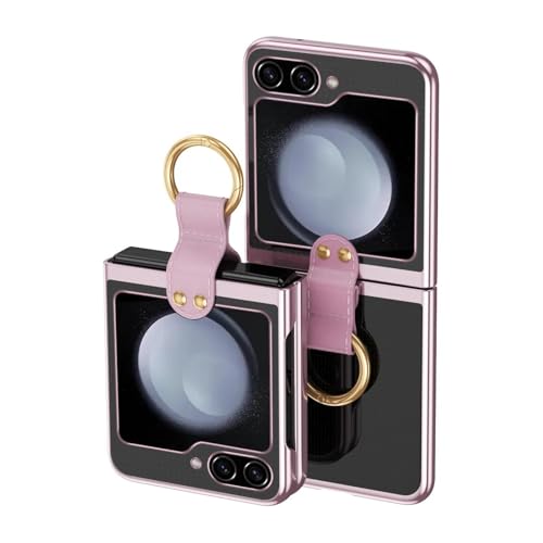 Coque Galaxy Flip5 rose rigide pour votre quotidien