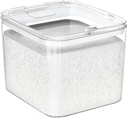 米びつ 保存容器 米櫃 10kg ライスストッカー 大容量 穀物収納透明可視化 フードストッカー 米入れる容器 ライス貯蔵タンク 米桶 キッチン用品 小麦粉 コーヒー豆 お米収納 (10kg)