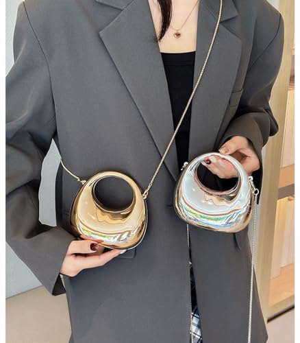 Image of Acrylic Handbags for Women Cute Acrylic Clutch Small Unique Purse Trendy Metal Evening Bag for Party Cocktail