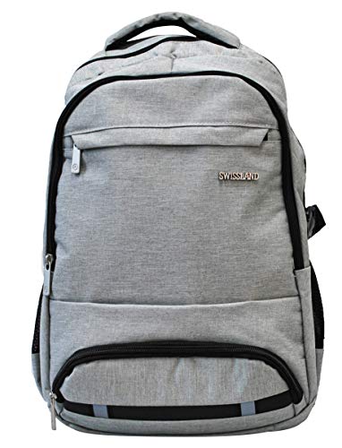 Mochila Executiva, Swissland, Unissex, Cinza