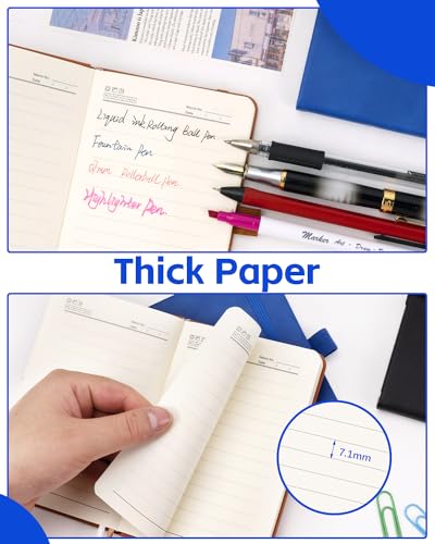 Cuadernos pequeños de bolsillo Dynta con bolígrafos de gel para notas 6