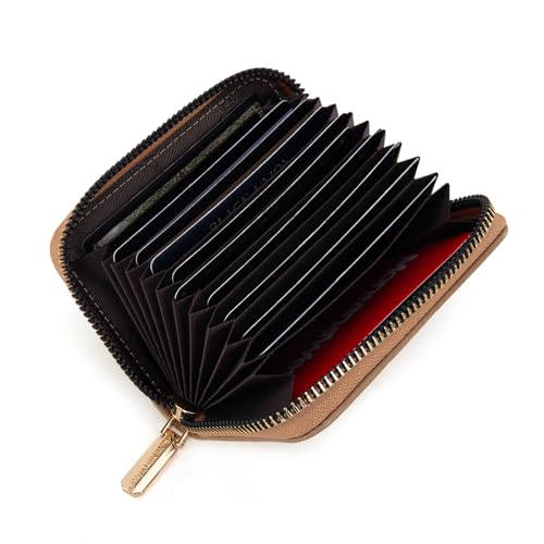 Image of Montana West RFID Blocking Small Credit Card Holder Wallet for Women with Zipper Soft Compact Women's Wallet Gift Idea