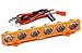Integy RC Model C24690ORANGE Realistic Spot Light Set (6) White LED for 1/10, 1/8 & 1/5
