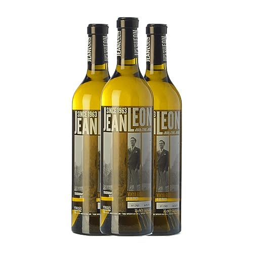 Jean Leon Vinya Gigi Chardonnay Penedès Crianza 75 cl Vino blanco (Caja de 3 Botellas de 75 cl)