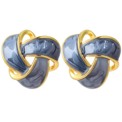Boucles d'oreilles fleur bleue argent le cadeau parfait d'anniversaire et mariage