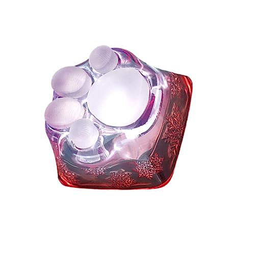 Keycap Meccanico Trasparente Forma Di Zampa Di Gatto Decorazione Per Tastiera Per Appassionati Di Gaming Per Natale e Compleanni Resistente e Luminoso