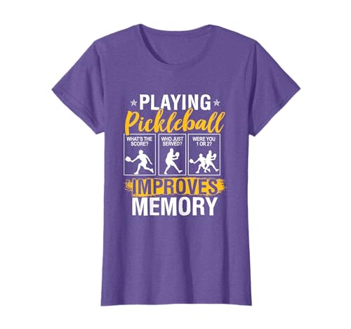 Funny Pickleball Memory Graphic Women Men Pickleball Player T-Shirt