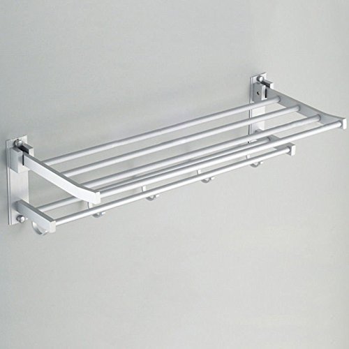 Storage Rack Bathroom Rack Shower Caddy Corner Shelf Organizer Wall Mount Towel Holder, Material Aluminum Alloy, Multi layer Polished Surface