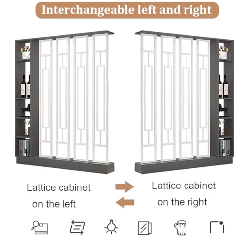 Cloison de séparation en bois avec rangement pour optimiser l'espace - 5