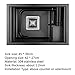 FKLGJFO Hidden Black Kitchen Sink Single Bowl Bar Small Size Sink Stainless Steel Balcony Sink Concealed Black Kitchen Sink Bar Sink