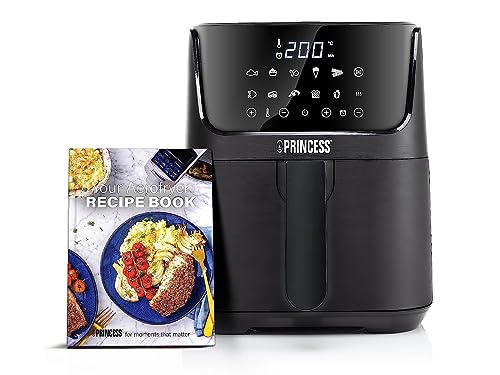 Princess 182031 Oljefri Fritös 3,5L med Recept & Digital Pekplatta