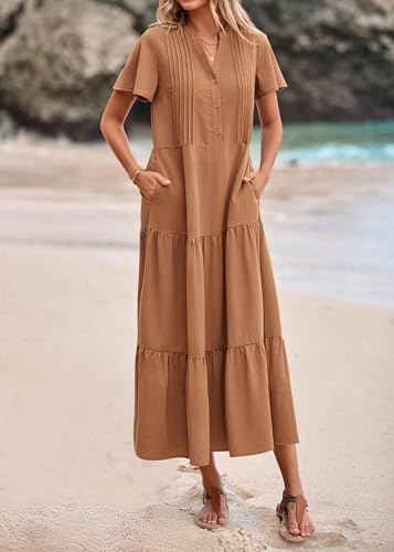 Image of KIRUNDO Summer Maxi Dresses for Women 2026