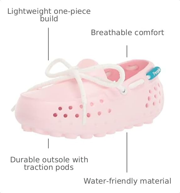 Image of People Footwear Senna Kids - Waterproof Slip-On Rubber Loafers, Lightweight Durable Boat Shoes for Boys & Girls, Non-Slip Water Shoes for Outdoors