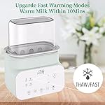 Baby-Bottle-Warmer-6-in-1-Bottle-Warmer-for-Breastmilk-and-Food-Heater-with-Timer-Milk-Warmer-with-LCD-Display-Accurate-Temperature-Control-Fast-Bottle-Warmer-for-Baby-Milk-and-Formula