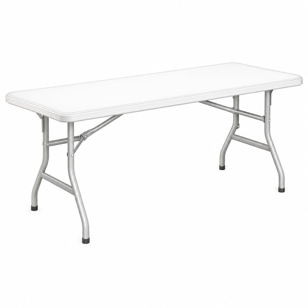 Pack 10 Unidades — Mesa Plegable Multiusos portátil para Eventos, Catering y reuniones en Interiores o Exteriores