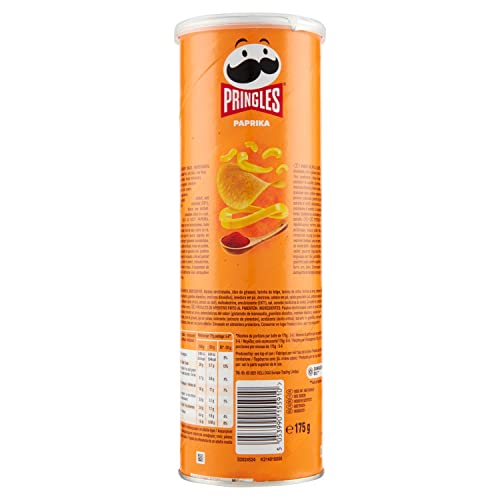 Pringles Paprika | Snack Salato | Vegetariano | confezione singola da 175g (1 x 175g) - Immagine 1