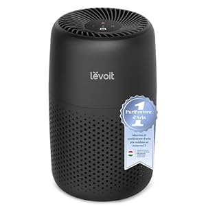 LEVOIT Luchtreiniger met HEPA-filter, luchtreiniger met aromatherapie, stil en laag stroomverbruik, 7 W, Core Mini, zwart