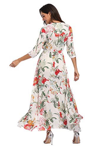 Image of Casual Summer Dresses for Women 2026 Maxi Dress Flowy Bohemian Beach Party