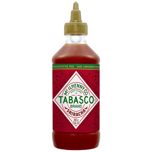 Tabasco Sriracha Hot Sauce 256ml | Rich & Bold Flavour Perfect For Spicing Up Any Dish