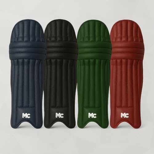 Mars Cricket Schonbezüge für Beinschützer, Einheitsgröße, Erwachsene, Junioren, Marineblau, Schwarz, Grün, Kastanienbraun (Marineblau)