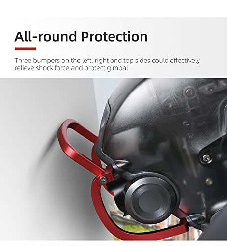 Prodrocam Drohnen Stoßstange Schutzstange für Gimbal und Kamera für DJI FPV Antikollisions im Flug Drohnenzubehör… – Bild 5