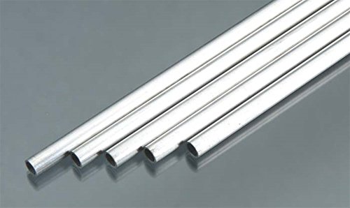 K&S Precision Metals 9313 Round Aluminum Tube, 5/16" OD x 0.035" Wall Thickness