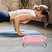 SOPOTUTU Quiet Fitness Abdominal Training Disc with Comfortable Handle Core Sliders for Home Gym Rolling Workout Equipment for All Levels Pink Silent Design