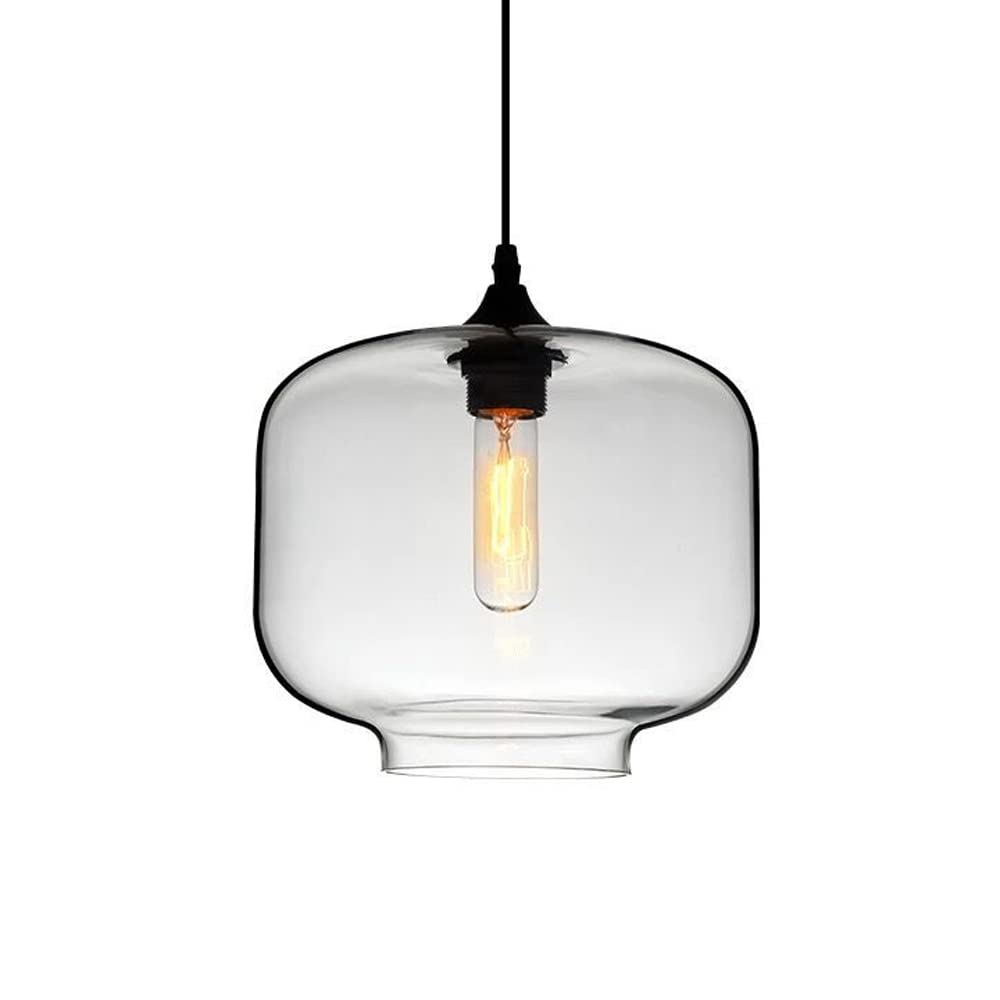 Accesorios de iluminación para colgar de vidrio soplado moderno 8