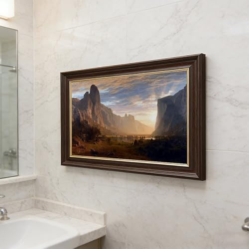 Toile Albert Bierstadt Yosemite Valley cadeau idéal bureau élégant - 5