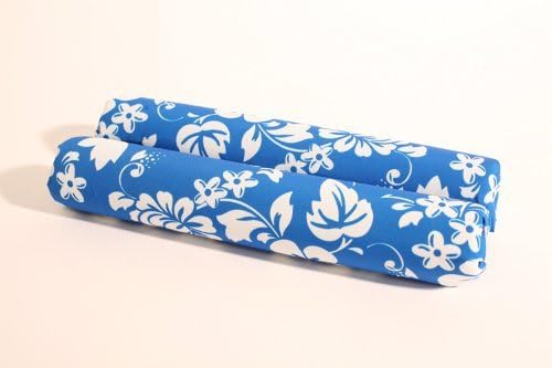 18" Roof Rack Pads Blue Floral - Non Logo (Made in U.S.A.) AERO Pads