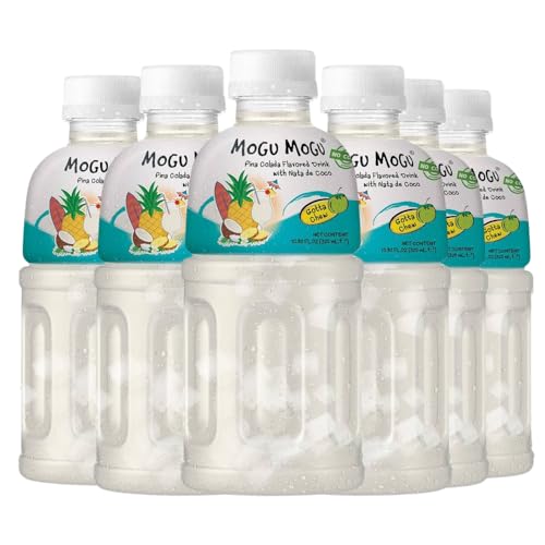 Bebida Mogu Mogu 320ml. Pack 6 Unidades. (6 Botellas) (Piña Colada)