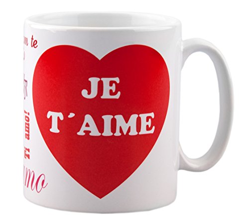 Mug Je t'aime - cadeau pour homme ou femme