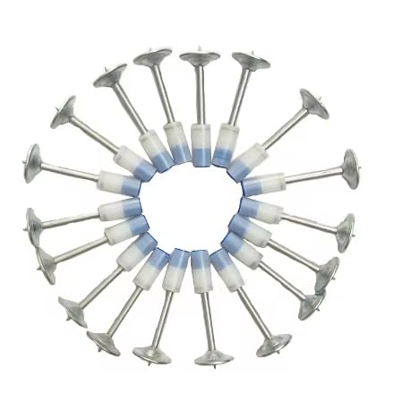 42mm 200Pcs Round Nails Manual Fire Round Nail Gun Fixed Peg Nails Diameter 7.3mm For Mini Nail Gun