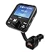 Produktbild Uekars Auto FM Transmitter Bluetooth 5.0 Radio Adapter, QC3.0 Car Kits mit Freisprechfunktion, TF Card Music Play mit AUX-Ausgang, Support Siri Voice Assistant, EIN/Auss Chalter