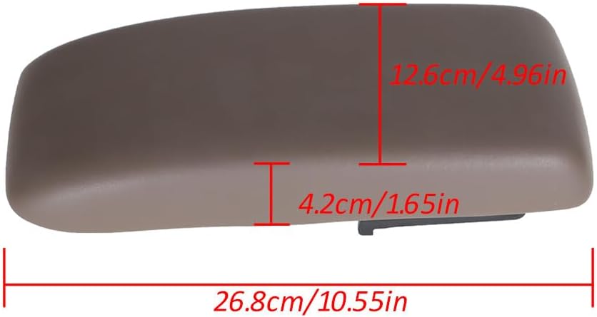Genuine Replacement NEW Center Console Armrest Lid Cover Tan For 1995-00 Toyota Tacoma 96-98 4Runner Genuine OEM Replacement