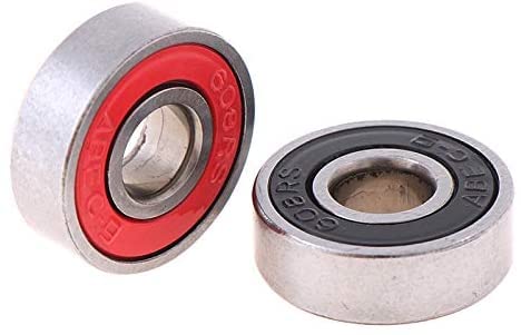 Roulement de roue de planche à roulettes 608 2RS rouge pour ride urbain - 5