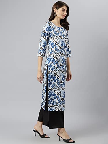 Image of ANNI DESIGNER Women's Crepe Regular Kurta