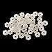 50 Pcs M2.5 Thread Nylon Hex Nut Threaded Spacer Support for PCB Board
