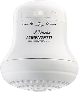 Maxi ducha 220v 5500w lorenzetti 7530275 branco pequeno