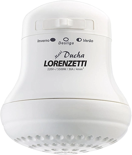 Maxi Ducha 220V 5500W, Lorenzetti, 7530275, Branco, Pequeno