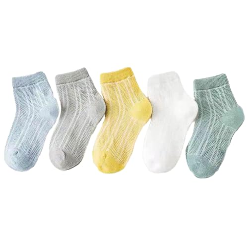 5 pairs - 's spring and summer thin mesh cartoon fresh and cute comfortable socks