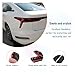 Suvnie 2 PCS Car Bumper Anti-Scratch Strips, Front and Rear Corner Bumper Guard Protector, Auto Rubber Bumper Anti Collision Decorative Trim, Universal for Most Cars, SUVs, Trucks (Short, Black)