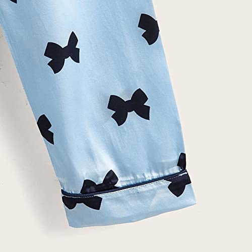 Girls Boys Pa𝗷amas Set Soft Long Sleeve Top Pants Summer P𝗝s for Kids 2 Slee𝗽wear with Pocket Cute Print N𝐢ghtwear2