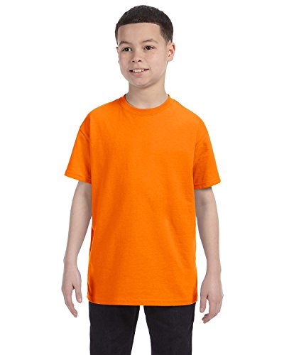 Gildan Big Boys Heavy Taped Neck Comfort Jersey T-Shirt - Preshrunk Cotton, Multiple Colors - View #4