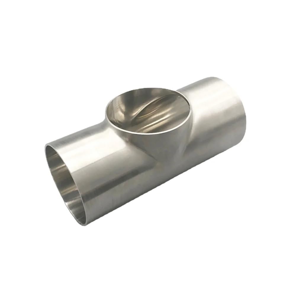 Conector de acero inoxidable, soldadura a tope de diámetro exterior de tubería, tamaño 19 mm-108 mm, soldadura a tope de diámetro exterior de tubería, camiseta plana, conector de montaje de 3 vías, ce