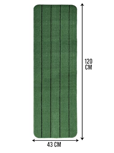 Image of SARAL Home Multiuse Combo Pack of 2Pc | Polyester Door Mat 45x60 & Runner Floor Mat 43x120| Anti-Skid | Quick Drying | Soft Water Absorbent | Home, Bathroom, Kitchen, Bedroom | Modern Design