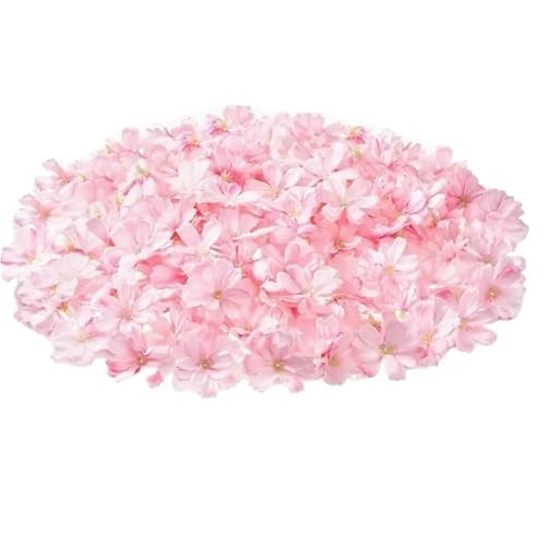 pureza 100Pcs 4.5cm Artificial Silk Plum Blossom Flower Heads for