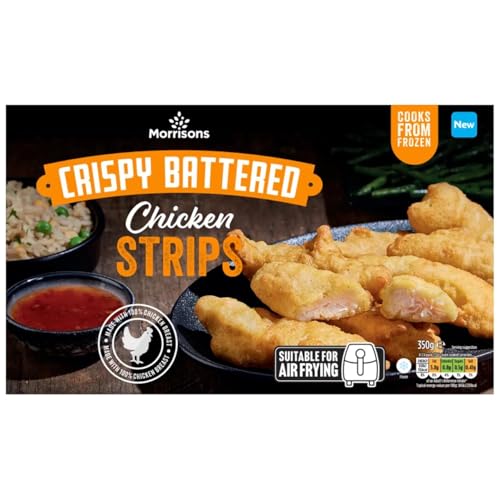 Morrisons Crispy Battered Chicken Strips 350g
